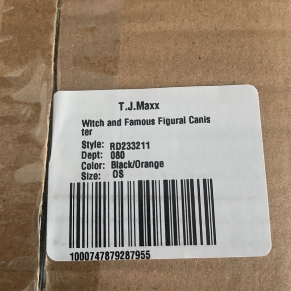 Rae Dunn Artisan Collection by Magenta Halloween “Witch & Famous” cookie jar - Picture 7 of 7